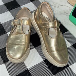Gold Kids Shoes
